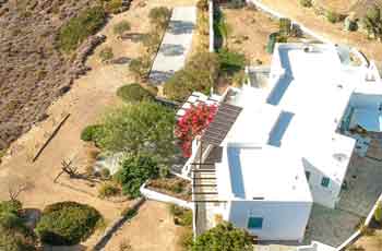 Villa Kapari - aerial view